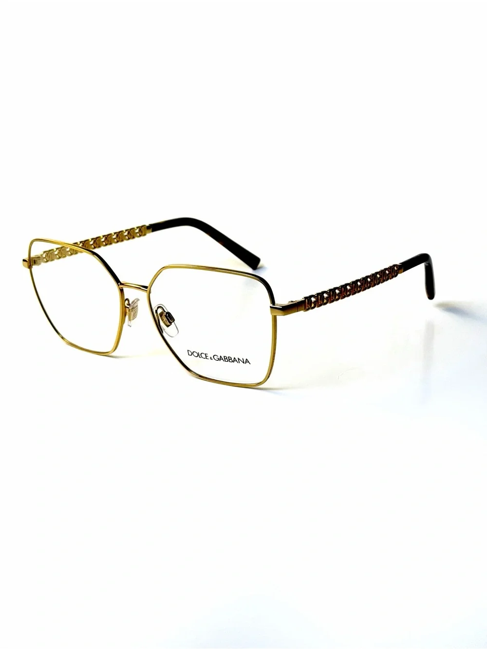 Dolce & Gabbana Eyeglasses DG 1351 02 Gold Authentic New 56mm NWT